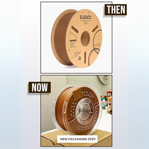 Image of Elegoo PLA + 1.75mm 1KG 3D Printer Filament (Clear)