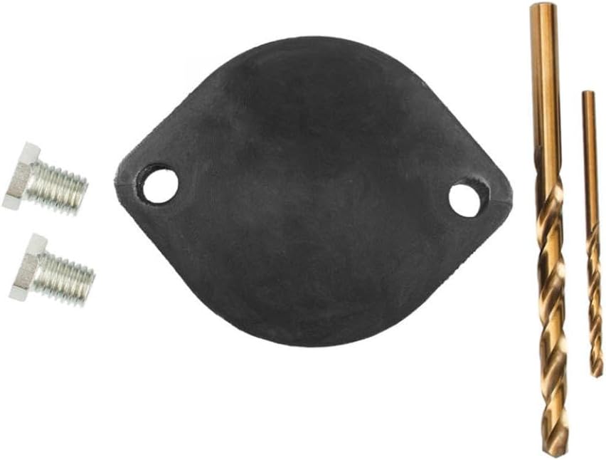 Motorcycle Exhaust Stud Drilling Plate Tool Kit Compatible with Touring Softail Sportster Low Rider XL 883 Electra Roadster