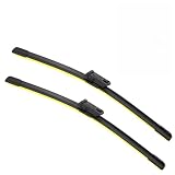 Limpiaparabrisas de coche Escobilla limpiaparabrisas for coche, compatible con Audi A3 (8V) 2012-2021, repuesto de goma de silicona for parabrisas, limpiaparabrisas delantero de 26'+18' LHD RHD, acces