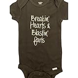 funny farting baby onesie ® breakin hearts and blastin farts one piece fart bodysuit