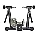 Sportneer Fluid Indoor Bike Trainer Stand - Indoor Riding Cycling Exercise Stationary Bicycle Stands Trainers with Noise Reduction Wheel for Road Bike Black 21.3 x 7.9 x 25.2