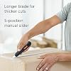 Slice 10550 5 Position Manual Locking Blade Safe Ceramic Blade Utility Knife (1 Pack), Orange