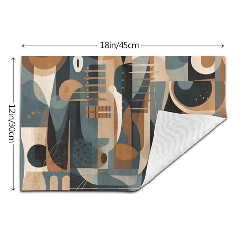 Sets de table tissés lavables pour stopper les taches et la chaleur