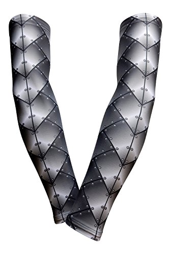 PAIR – Sports Farm – Compression Elbow Arm Sleeves (ADULT LARGE, ARMOUR)