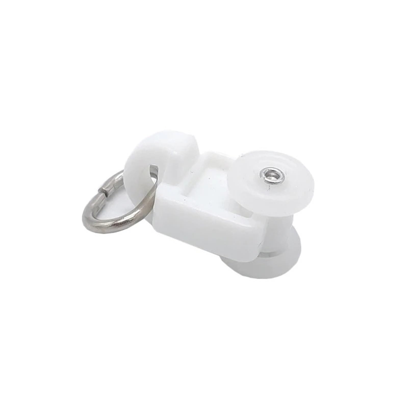 Rrypbovg One Color Curtain Track Rollers 50/100Pcs Curtain Track Sliding Runners Carrier Rollers For Straight Curtain Wheel Rail Track Accessories(50 Pcs)