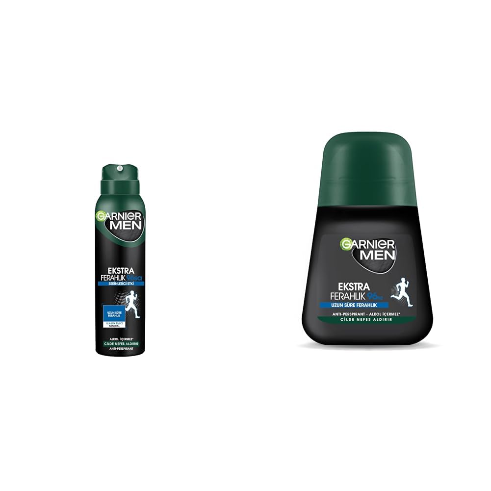 Garnİer Men Ekstra Ferahlık 2'li Deodorant 150 ml + Ekstra Ferahlık Roll-On 2'li