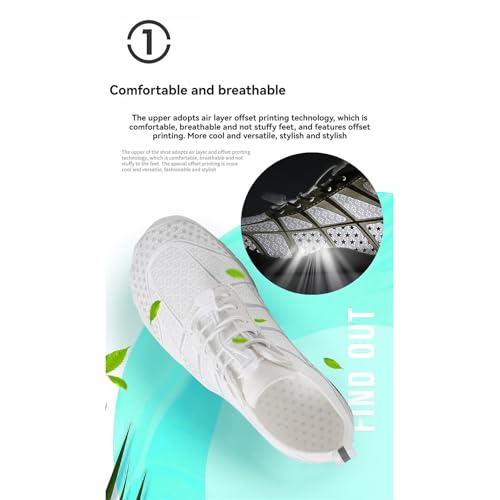 Grounded Footwear for Women Men Hiking Barefoot Shoes Non-Slip Sneakers Water Resistant Casual Lightweight Comfortable Gym Athletic Shoe Outdoor Swimming Beach Watershoes Soft Running&Walking Sneaker4