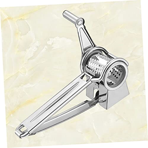 Rallador de Queso de Manivela Acero Inoxidable Plata miniatura 6