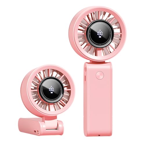Ventilador de mano, ventilador portátil - Ventilador recargable con 3 velocidades,Refrigerador de aire acondicionado tranquilo para el dormitorio Camping Dormo de senderismo Cubículo de escritorio al