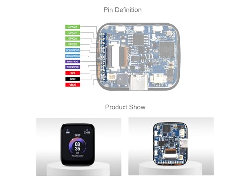 Placa MCU RP2350 con pantalla LCD para prototipos interactivos 6