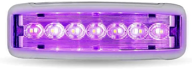 6-color LED Dome Light for Kenworth T680 & Peterbilt 579 - Amber, Blue, Green, Purple, Red, White - Single by Trux Accessories
