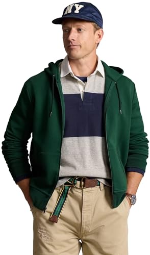 Image of POLO RALPH LAUREN mens Double-knit Full Zip Hoodie