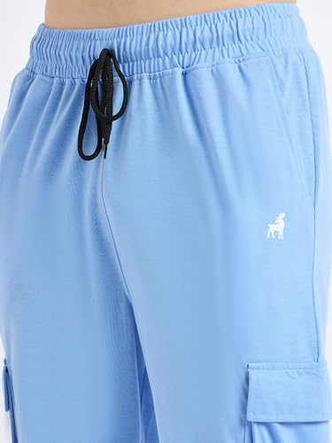 Image of Modeve Men's Cargo Style Solid Trackpant
