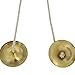 Genx Indian Traditional Brass Manjeera Manjira Musical Instruments Percussion Hand Cymbals for Hindu Bhajans 2.5 Inches