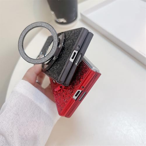 Coque Samsung Z Fold 5 support magnétique miroir pour vos retouches en soirée