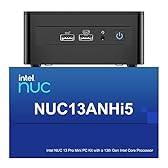 Intel NUC 13 Pro for ASUS NUC 13 Pro NUC13ANHi5 Arena Canyon Mini PC, i5-1340P, 16GB RAM, 512GB SSD, Mini Computer Win 11 Pro für Business Home Office, Unterstützung 8K/4K Quad Display/WiFi 6E/BT 5.3