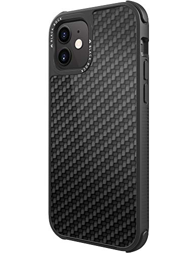 Black Rock Handyhülle für Apple iPhone 12 mini Robuste Carbon Hülle