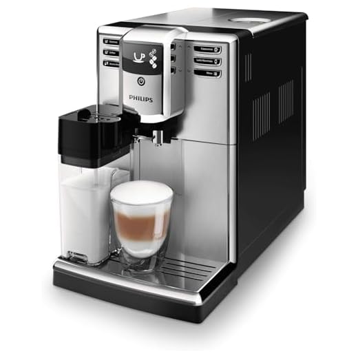 Philips 5000 Serie EP5365/10 Kaffeevollautomat, 5 Kaffeespezialitäten (integriertes Milchsystem) Edelstahl