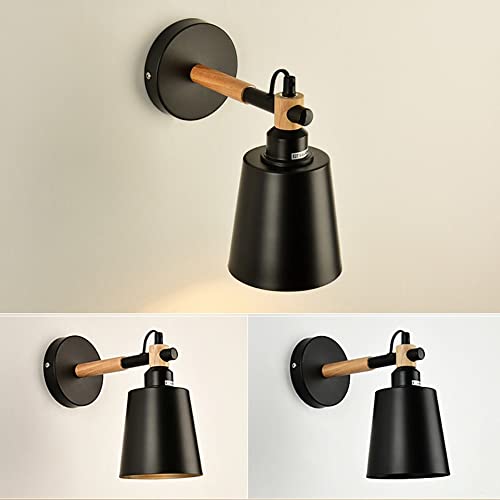 Lámparas de pared E27 con soporte orientable de metal resistente 5