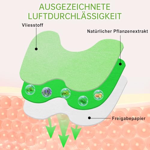 60 Stück Schmerzlinderung Pflaster Knie,Kniepflaster Gegen Arthrose,Pain Relief Patch Knie,Pflaster Knie,Schmerzpflaster Knie,Pain Relief Patch,Schmerzpflaster for Knee,Back,Muscle Soreness