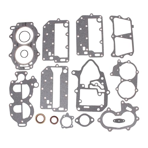 Image of Boat Engine 392615 392567 433941 0392615 0392567 0433941 Power Head Powerhead Gasket Set Kits for Evinrude Johnson OMC BRP Outboard Motor 20HP 25HP 30HP 35HP 2cyl, fit Sierra 18-4307