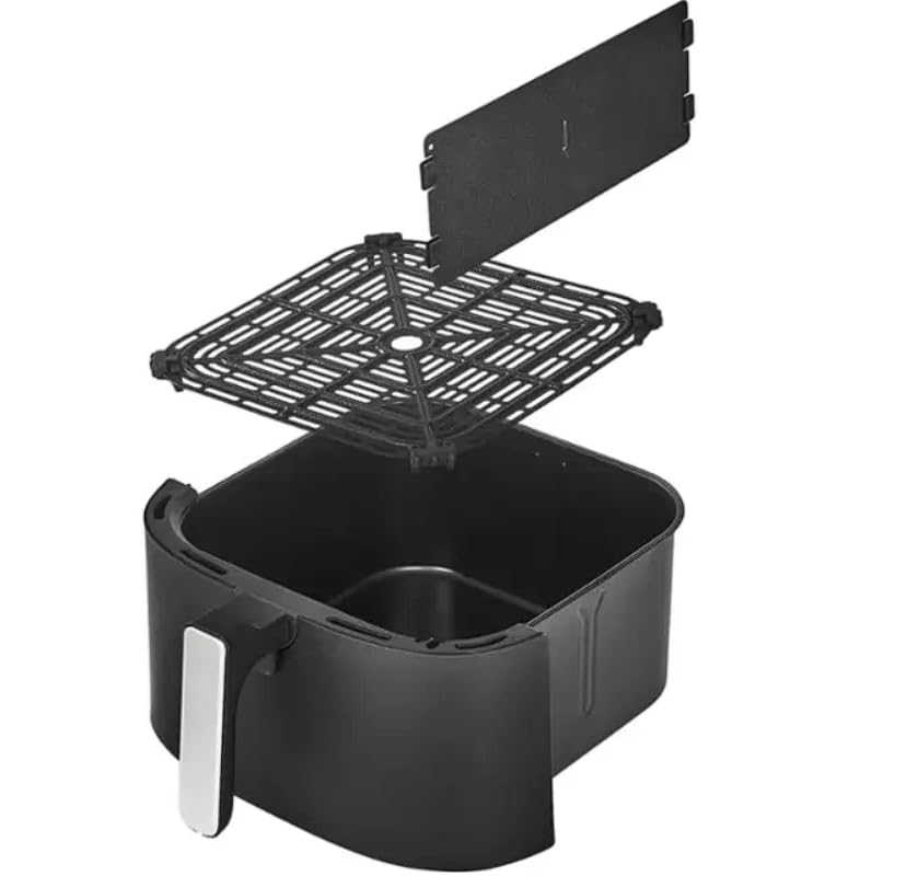 Bella PRO - 8-qt. Touchscreen Air Fryer with Divided Basket - Matte Black