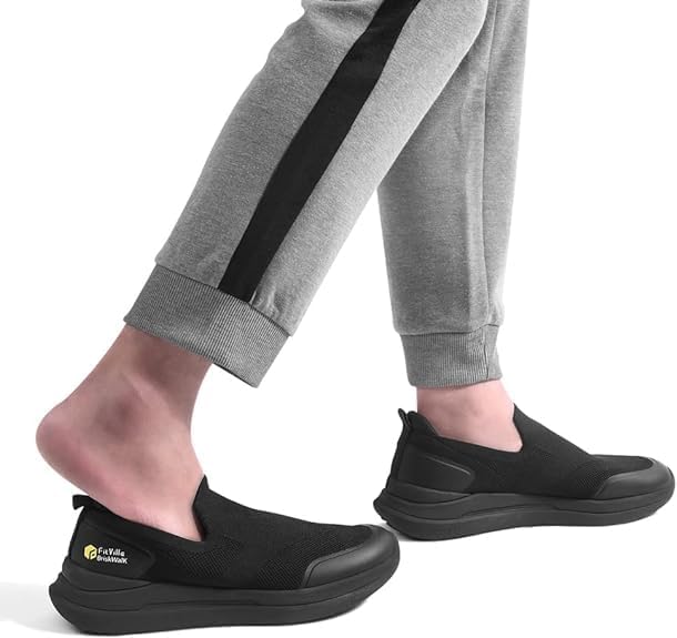FitVille Plantar Fasciitis Shoes for Men Extra Wide Orthopedic Shoes for Foot Pain Relief - BriskWalk - Image 2