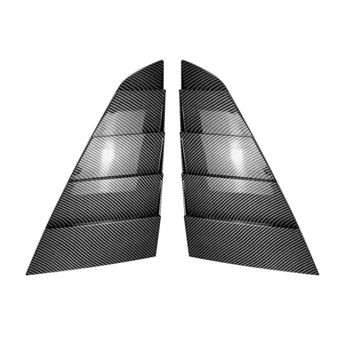 Couvercle volet latéral fenêtre arrière Ford Mustang MK7 persienne look carbone anti-reflet