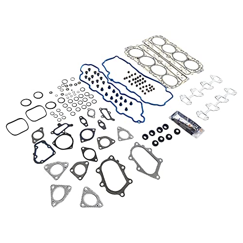 Image of Partsflow Diesel Head Gasket Set 0.037 Thick For Chevy Silverado 2500 HD For Chevy Silverado 3500 For GMC Sierra 2500 Hd For GMC Sierra 3500 6.6l 400cid V8 Diesel Ohv Turbocharged 32V, Vin inch1, 2 inch