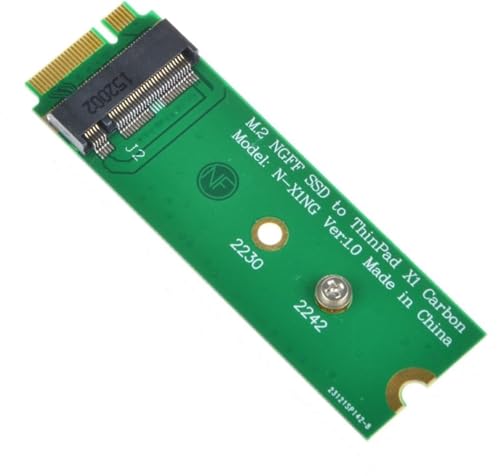 Toptekits M.2 NGFF SSD to 26 Pin Adapter for Lenovo X1 Carbon Ultrabook