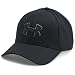 Under Armour Men's Printed Blitzing Stretch Fit Cap, Black (005)/Black, Large/X-Large