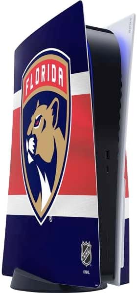 Skinit Decal Gaming Skin Compatible with PS5 Console - Officially Licensed NHL Florida Panthers Alternate Jersey Design