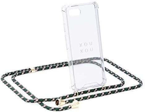 Xouxou Smartphone Necklace for iPhone 6 / 6s (Case with Cord Strap) in Green Camouflage