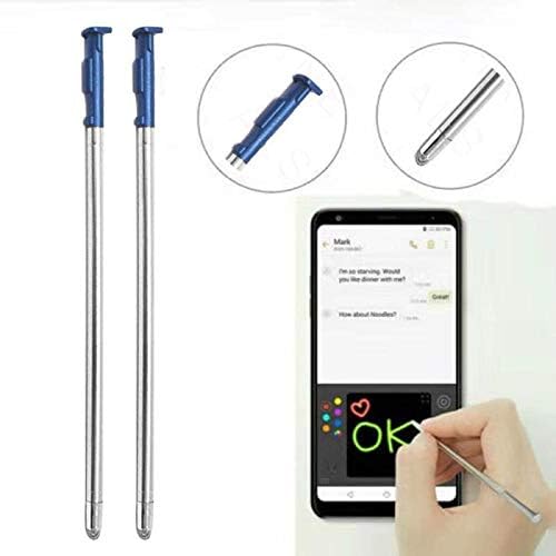 2PCS Stylo 4 Stylus Pen, Stylus Touch S Pen Replacement for LG Stylo 4, Q Stylus, Q Stylus+, Q8, Q Stylus Plus, Stylus 4, Q Stylo 4, Q710 (Blue)