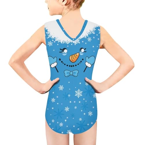 Image of INSTANTARTS Gymnastics Leotards Girl Dinosaur Dancewear Activewear Quick Dry