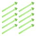 TEHAUX 10Pcs Bird Cage Perch Stand Holder Plastic Bird Finch Canary Budgie Cage Platform Length 16. 5cm (6. 5in) Width 3cm (1. 2in)