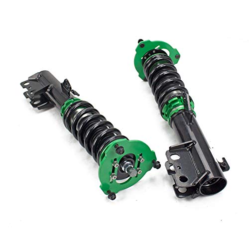 Rev9 R9-Hs2-064_1 Hyper-Street Ii Coilover Suspension Lowering Kit, Mono-Tube Shock W/ 32 Click Rebound Setting, Full Length Adjustable, Compatible With Toyota Corolla (E140) 2009-13 #TOP2