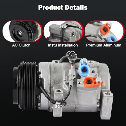 Image of CCIYU AC Compressor w /Clutch for Toyota 4Runner 4.0L 2010-2020