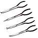 4 Pack Needle Nose Pliers Set, 11 inch Long Reach Plier, Straight Needle Noses Plier, 45 & 90 Degree Angle Curved Needle Nose Pliers,Spark Plug Removal Tool