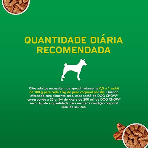 Dog Chow Ração Úmida Cães Adultos Carne Dog Chow 100G