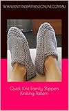 anleitungshefte socken stricken  Quick knit family slippers knitting pattern - Saxon (English Edition)