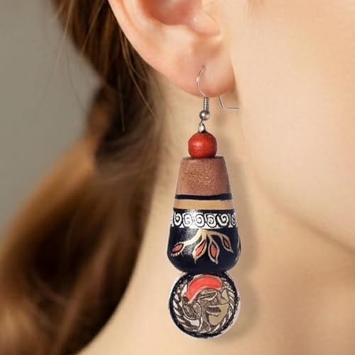 Image of Handcrafted Bohemian & Ethnic Earrings Collection for Women - Artistic, Nature-Inspired Statement Designs in Studs, Drops & Chandeliers