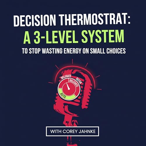 Decision Thermostat: A 3-Level System to Stop Wasting Energy on Small Choices