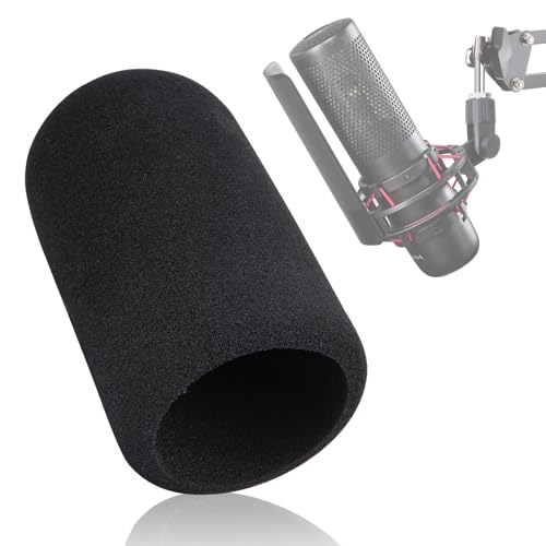YOUSHARES HyperX ProCast Popschutz - Professioneller Mikrofon Pop Filter Schaumstoff Windschutz Schallschutz Kompatibel mit HyperX ProCast Mic