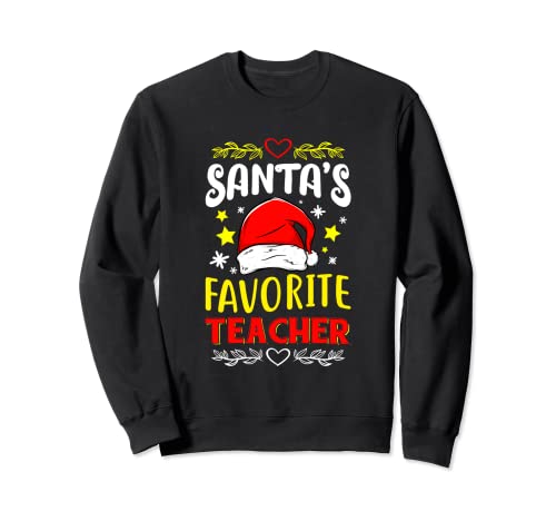 Santas Profesor Favorito Navidad Regalo Escuela Sudadera