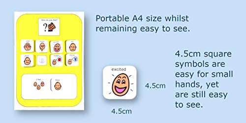 Autism Supplies And Developments A4 Plastic Visual ASD Emotion Board (Picture Communication Symbols) - Thumbnail 7