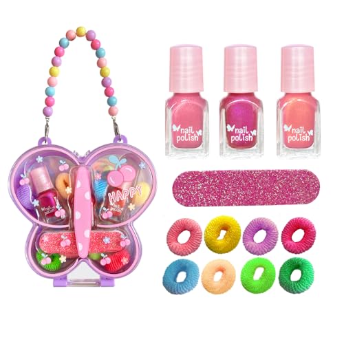 M&U MAKE YOU UP Butterfly Jewelry Case Nail & Hair