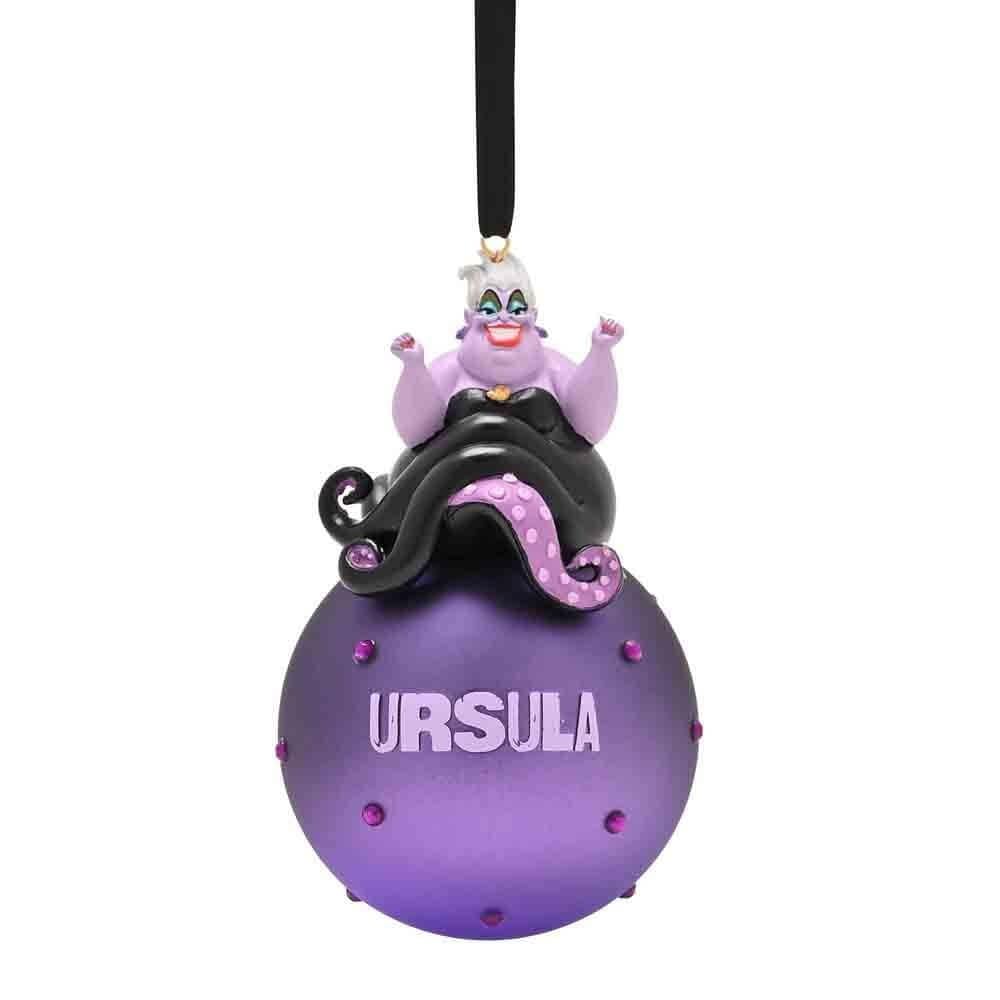 Widdop And Co Purple Disney Ursula On A Glass Bauble