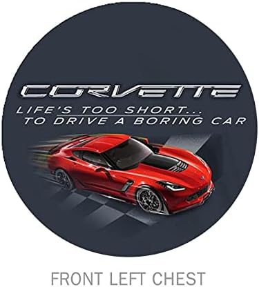 C7 Z06 Life's Too Short Tee Shirt for Corvette - Dark Grey (XX-Large)