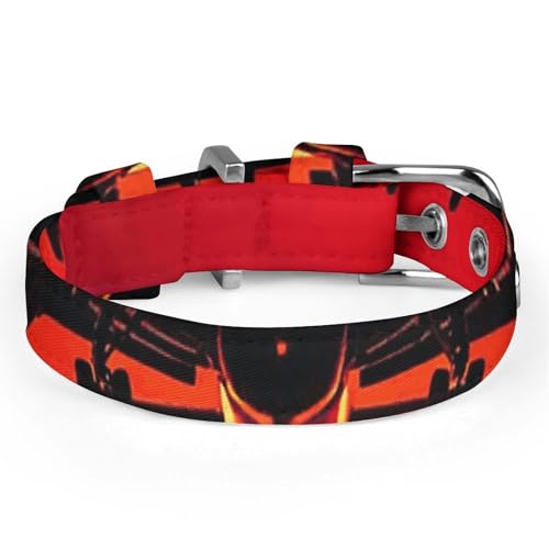 Collier réglable romantique rouge coucher de soleil pour éviter la perte et les irritations